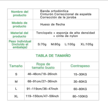 Corrector de Postura Ajustable QUALITY®