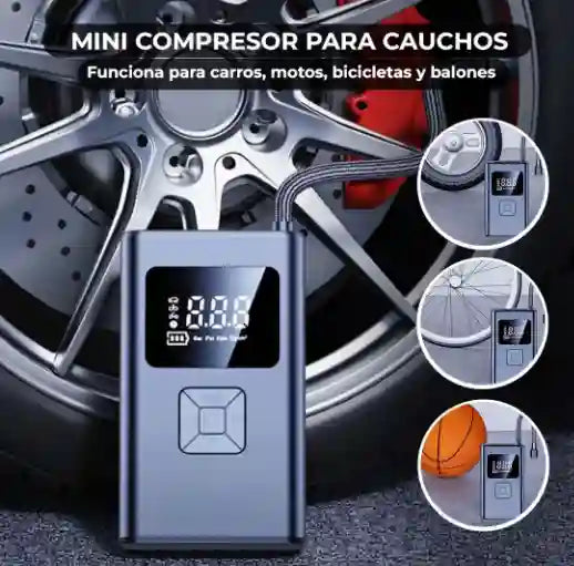 Xiaomi CompactAir: Compresor de aire portátil para cauchos